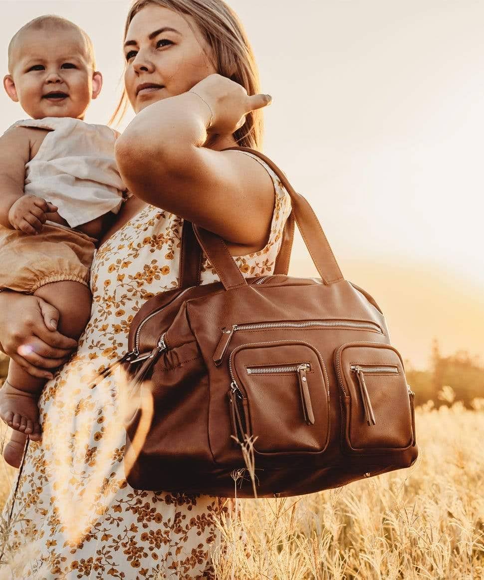 Faux Leather Nappy Bag W217