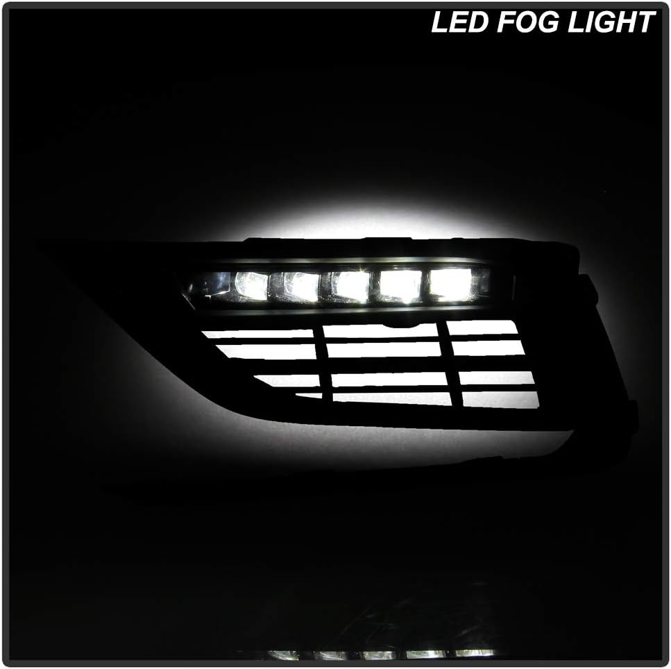 LED Fog Lights with Wire and Switch Assembly Pair S386