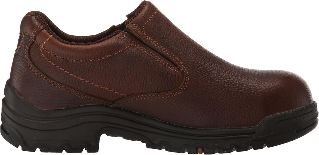 Camel Brown Slip On Alloy Safety Toe Work Shoe C300