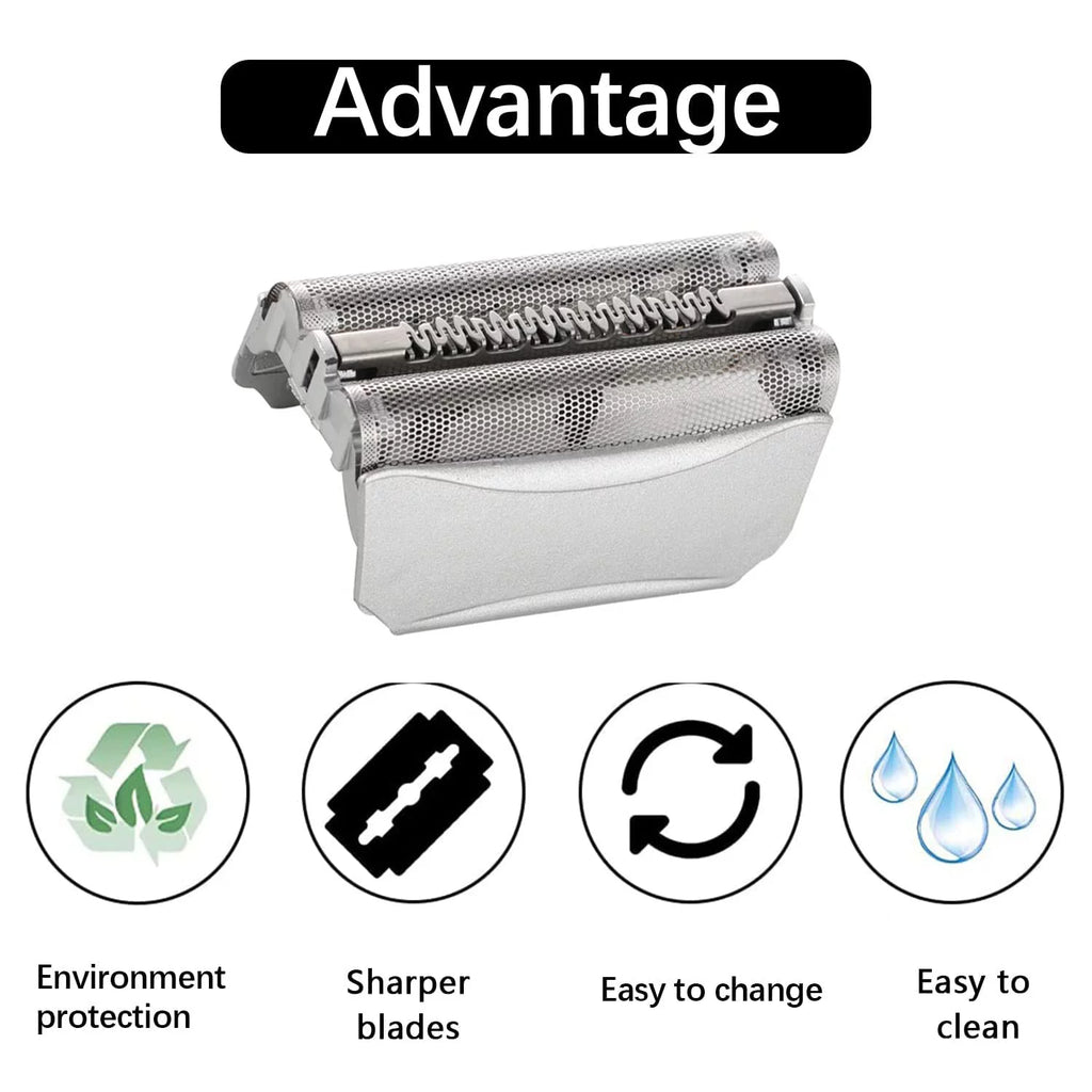Silver Replacement Shaver Foil and Cutter Cassette D123762