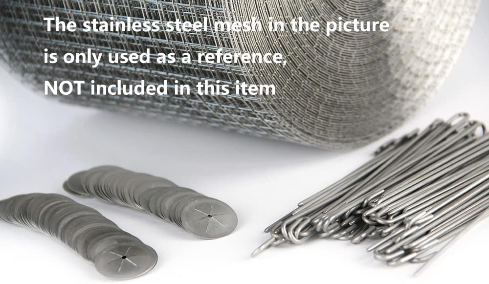 50 Pack Stainless Steel Clips L317356