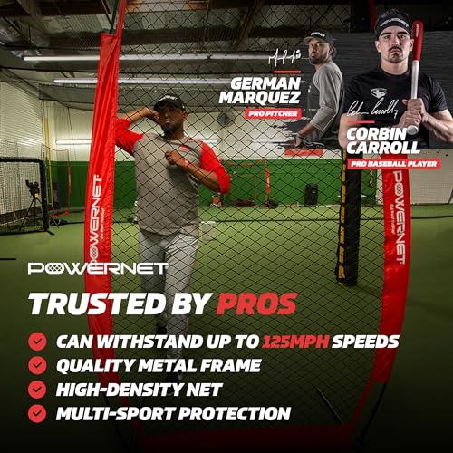 Portable 7-FT Softball & Baseball Pitching Net G880292