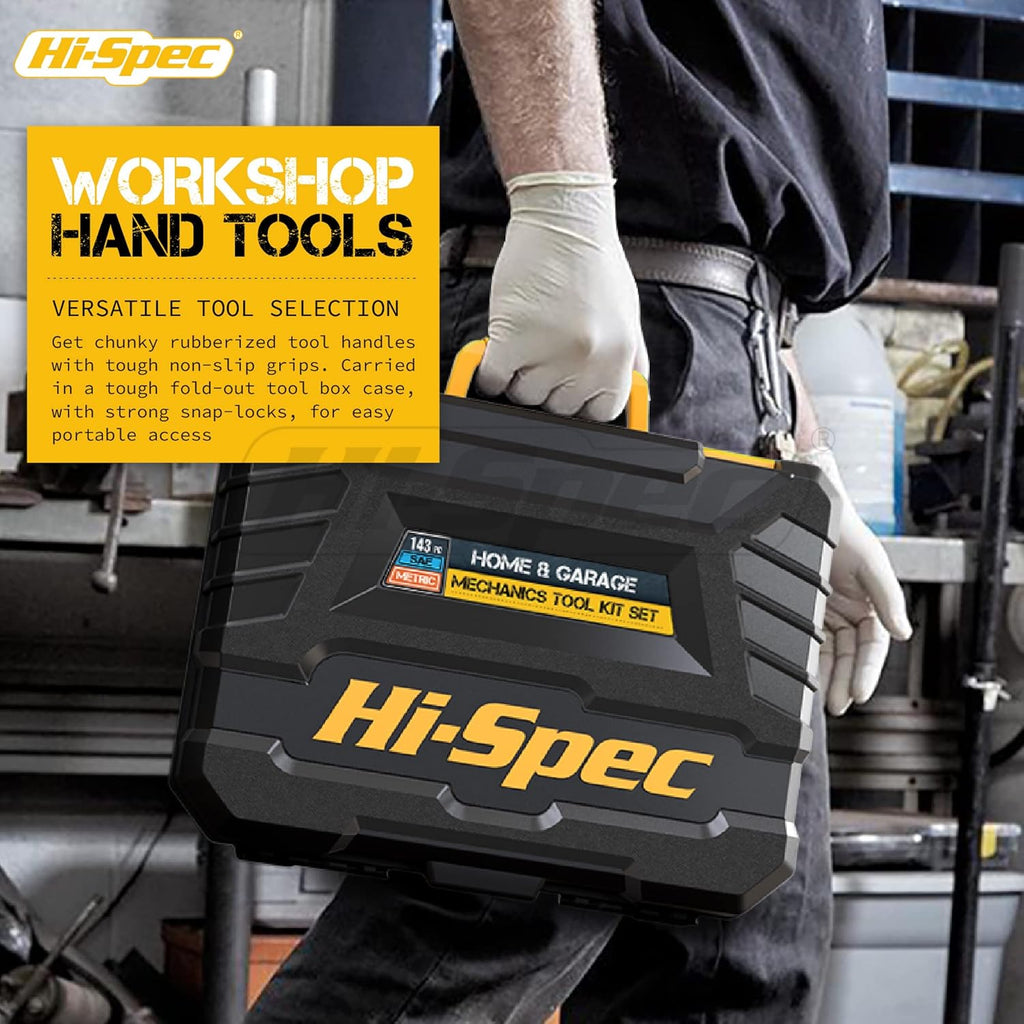 143 Piece Home & Garage Tool Kit Set H62139