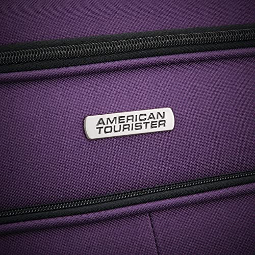 Purple 3-Piece Softside Luggage Set with Spinner Wheels (21/25/29) X541
