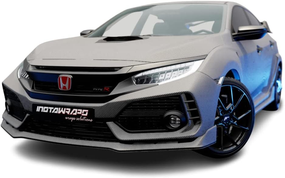 Anthracite Carbon Fiber Vinyl Wrap V15395