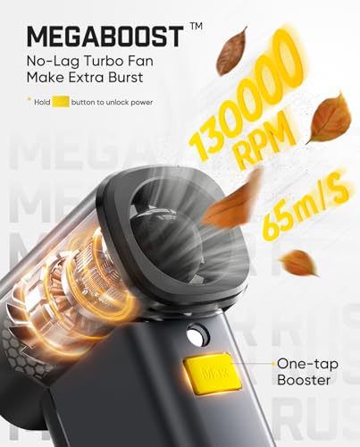 130000RPM Electric Air Duster with Rechargeable Battery S603030