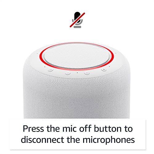 Glacier White Echo Studio Smart Speaker A57284