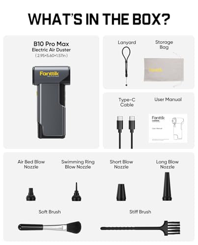 130000RPM Electric Air Duster with Rechargeable Battery S603030