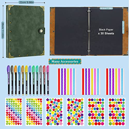 Leather Scrapbook Album 10.8"x8.6" 60 Pages P15074
