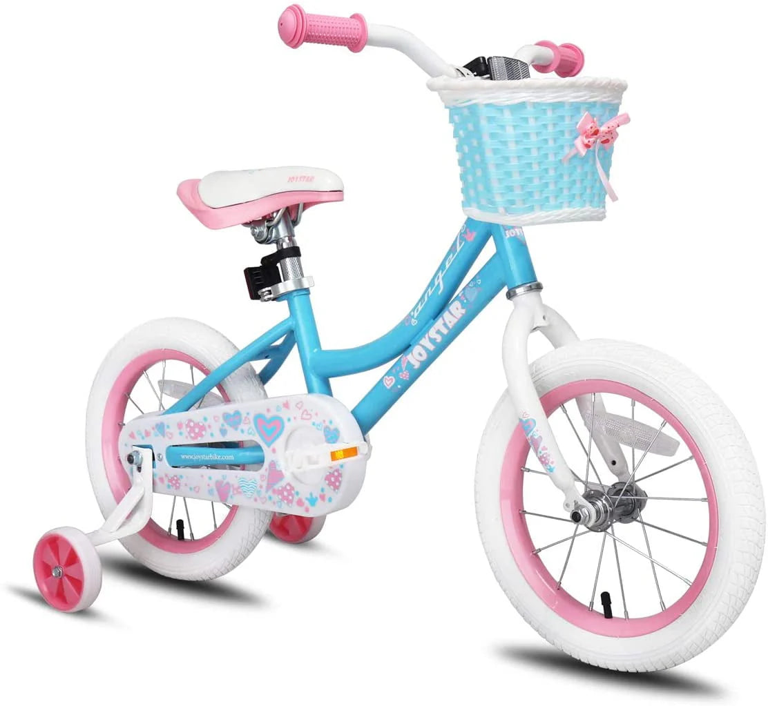 16 Inch Kids Bike with Training Wheels, Blue X61587