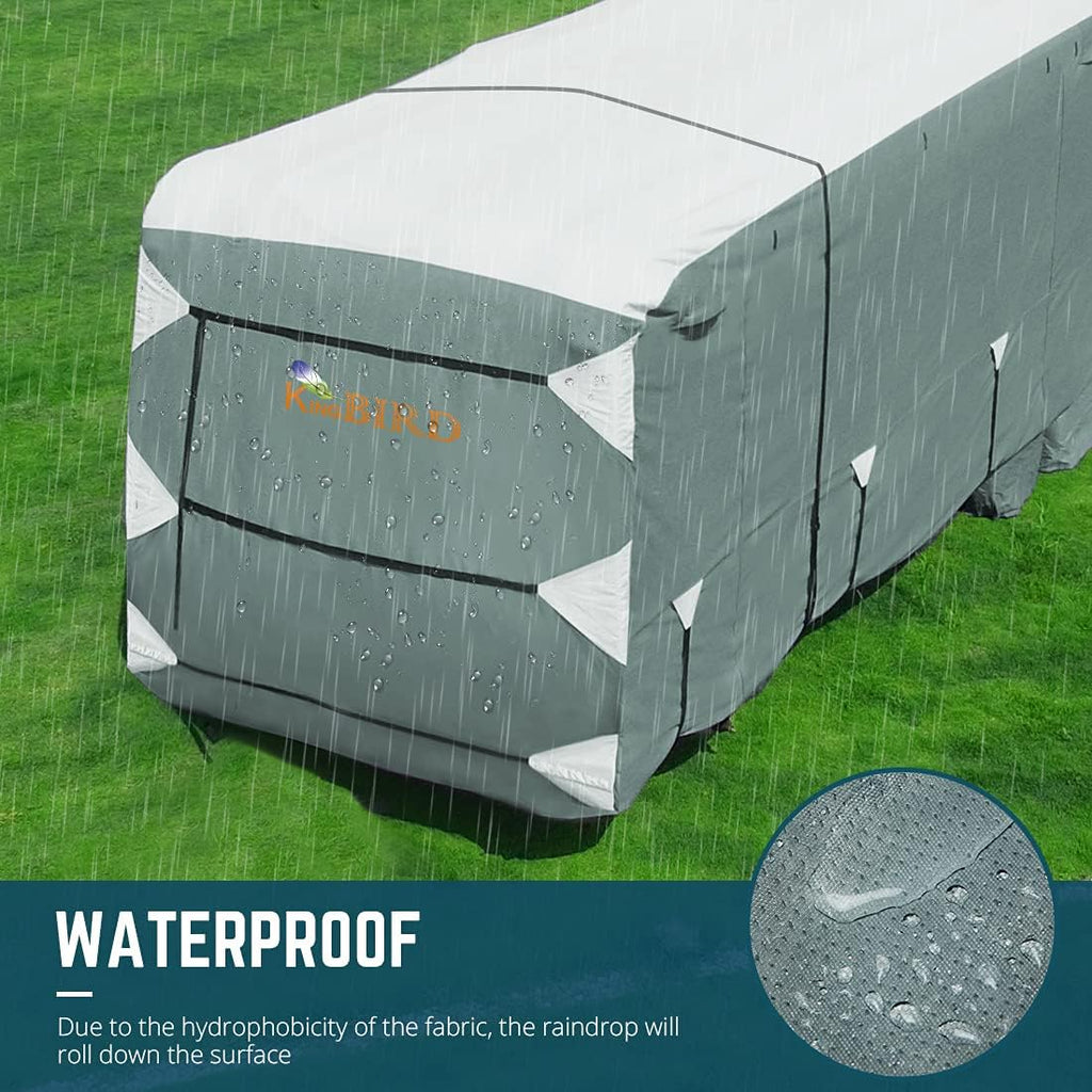 5 Layers Water-Proof RV Cover 24-27ft with Straps & Tire Covers S69928