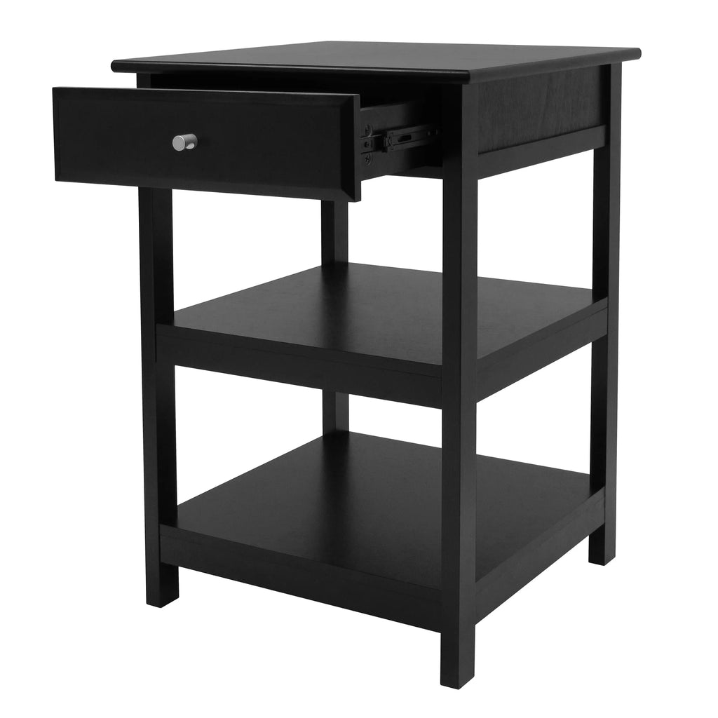 Black Finish Printer Stand E253274