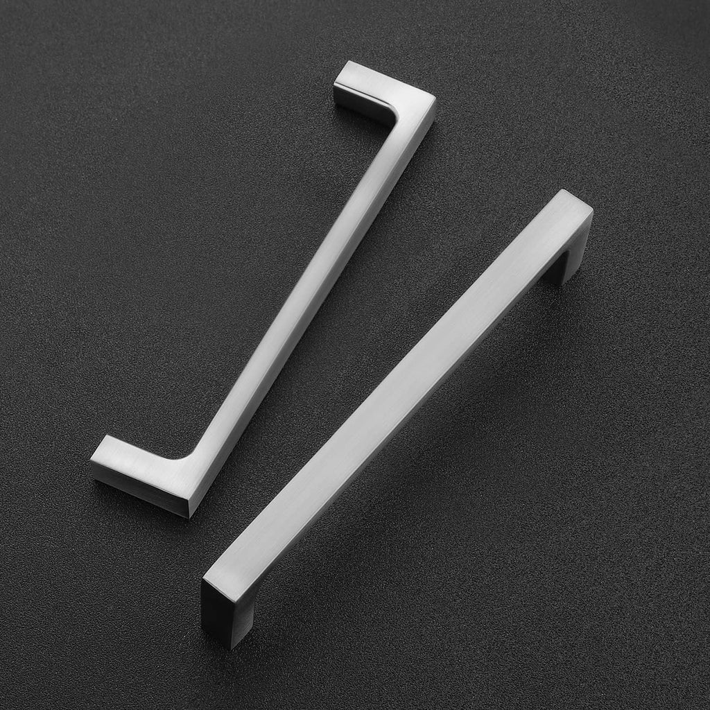 30 Pack 5 Inch Brushed Nickel Square Cabinet Pulls Y467