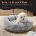 Faux Rabbit Fur Memory Foam Calming Bed L431544