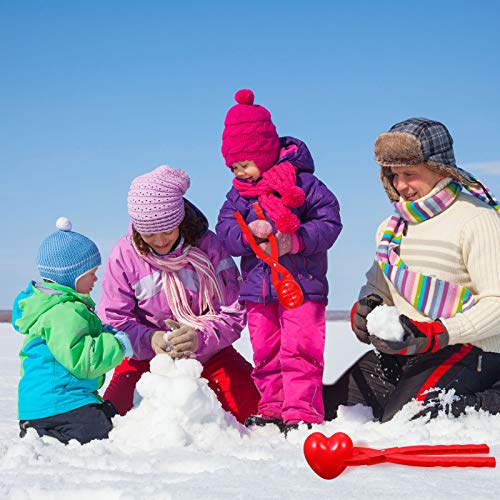 Heart Snowball Maker with Handle Plastic J745