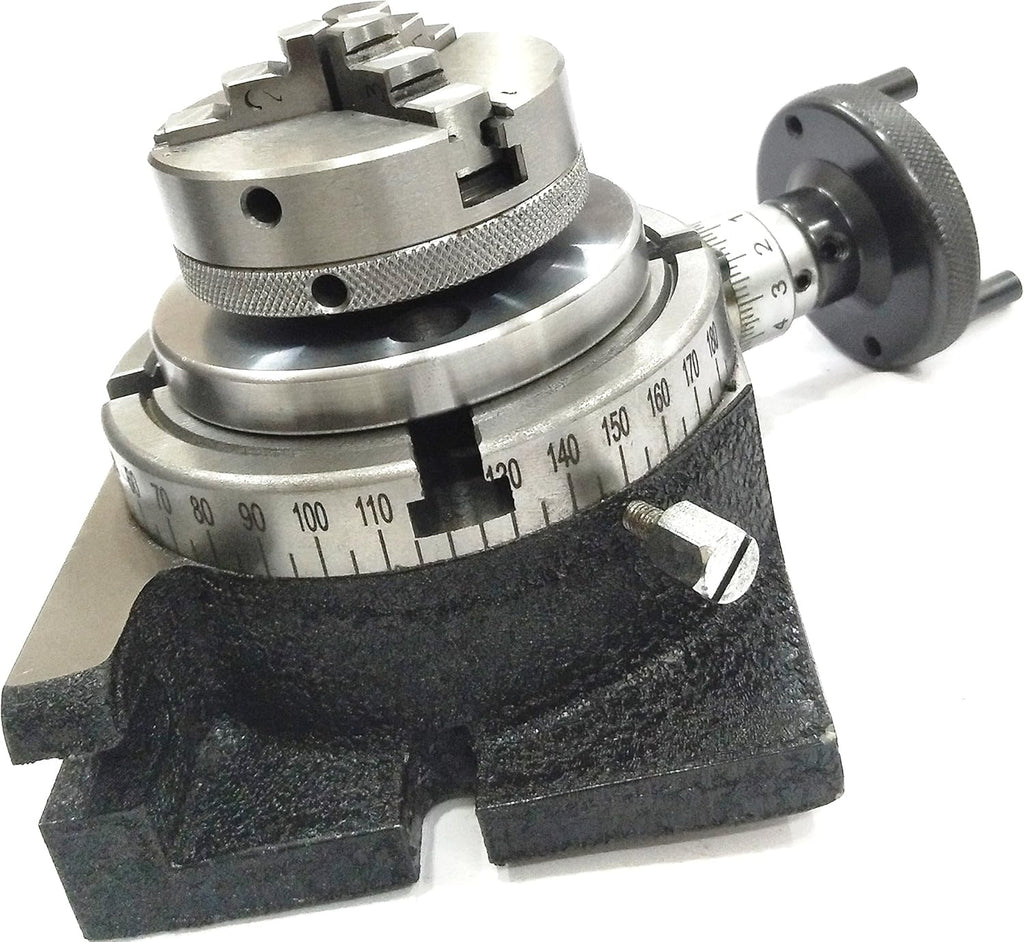 4/ 100 Rotary Table with 70 mm 4 Jaw Chuck U566