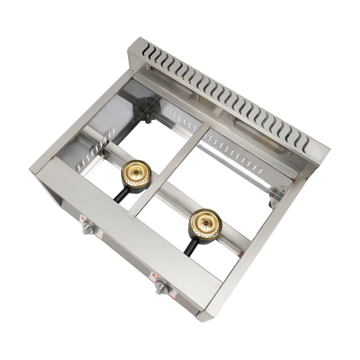 2 Burner Stainless Steel Gas Deep Fryer 12L Z9495