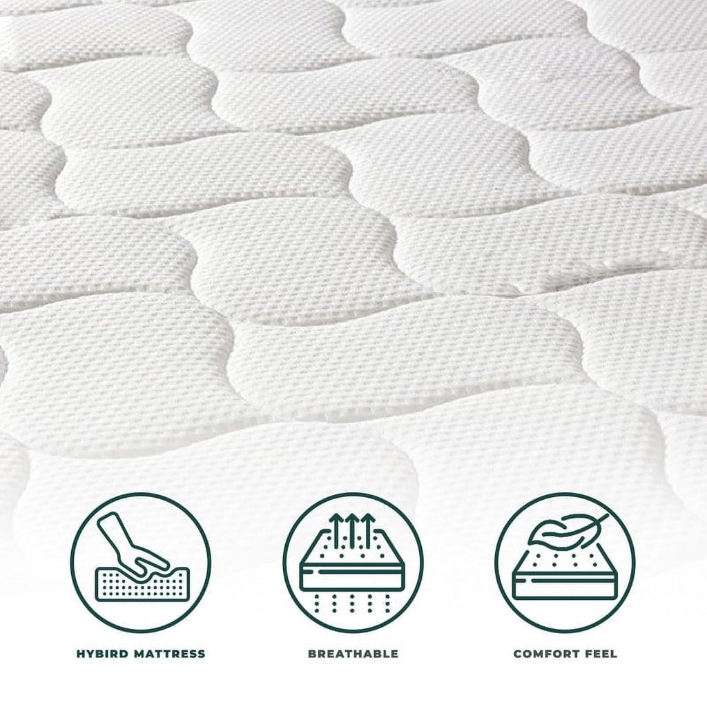 8 Inch Foam Spring Hybrid Queen Mattress W35055