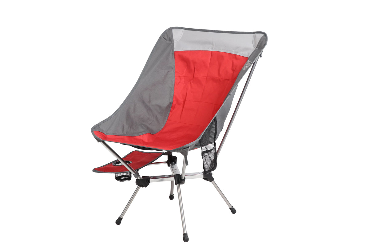 Red and Gray Backpack Camping Chair M98657