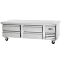 74" Four Drawer Stainless Steel Refrigerated Chef Base A159557
