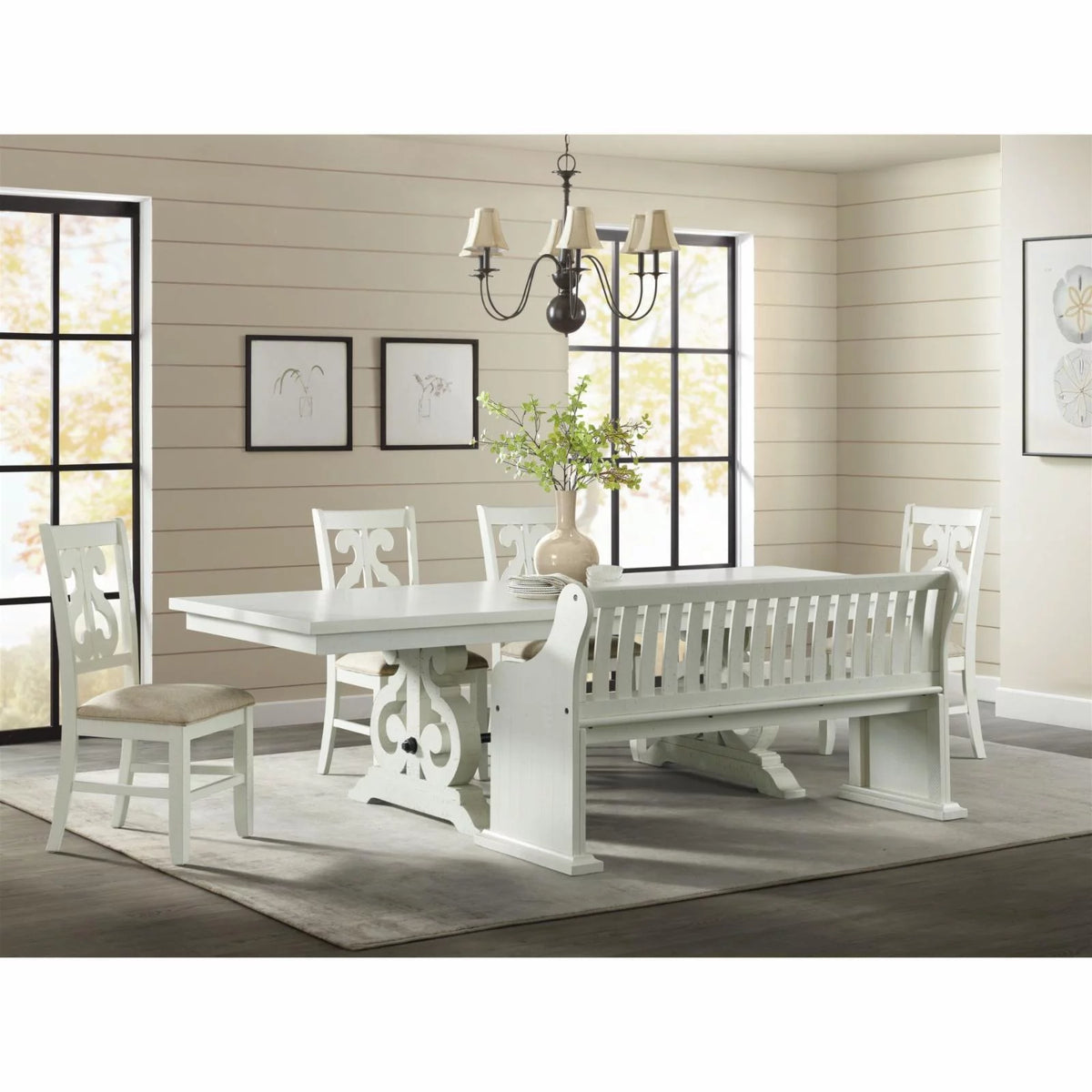 White Bench T159