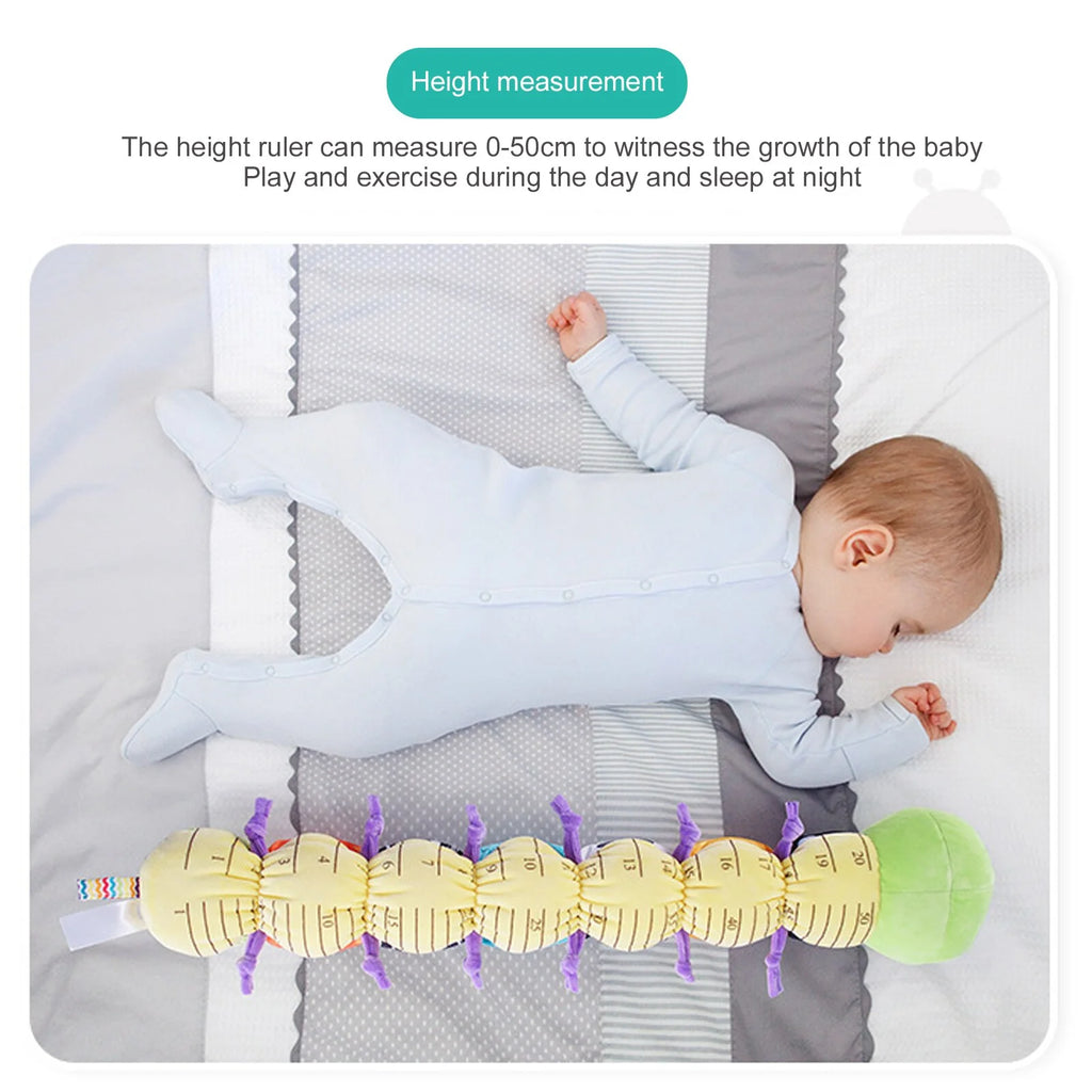 Multicolor Baby Toy Plush Caterpillar Rattle N1808