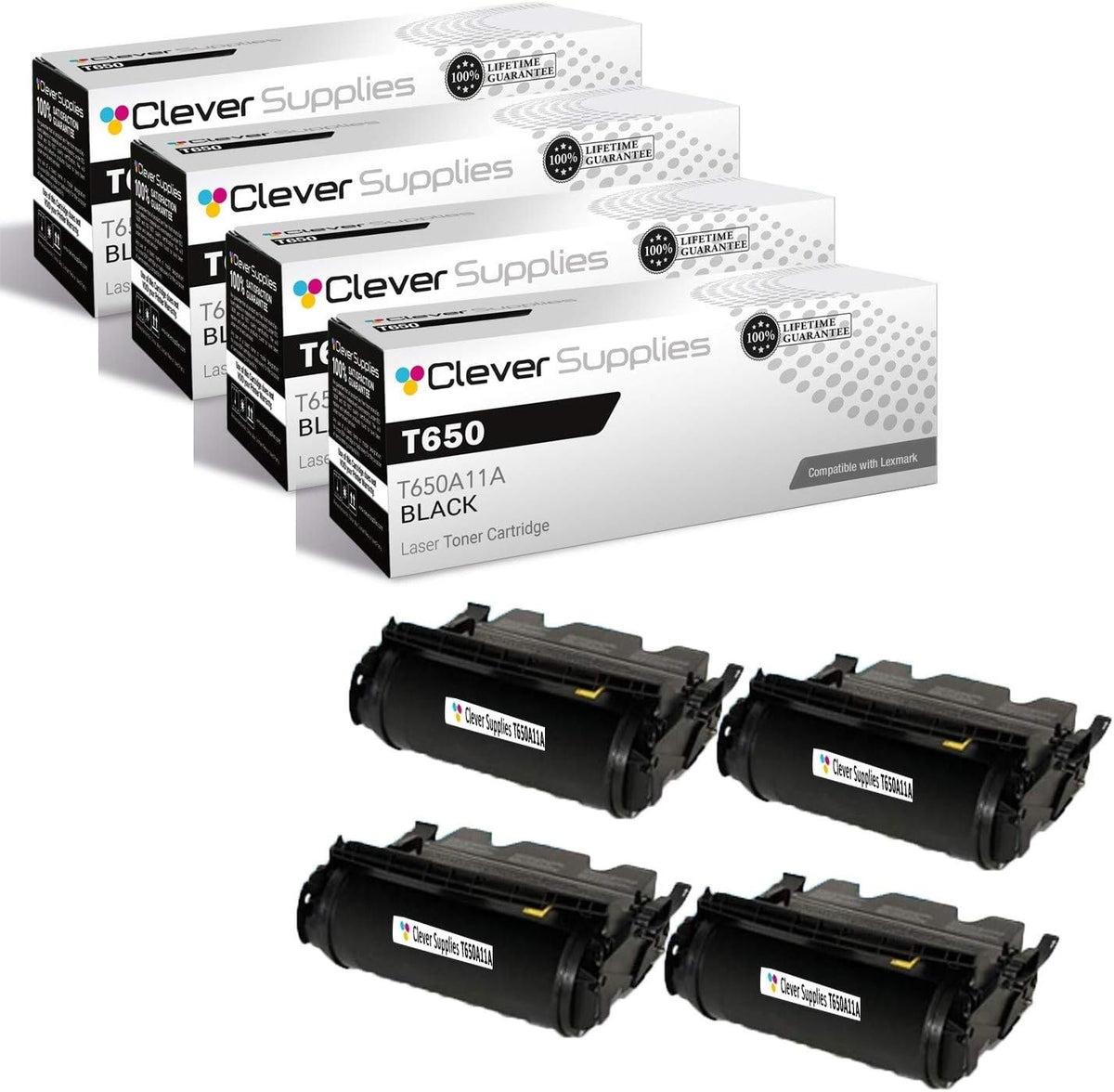 Black Toner Cartridge 4 Pack O506735