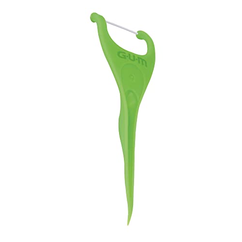 Angled Floss Picks, Extra Strong Shred-Resistant Dental Floss, Fresh Mint Flavor, 75ct (4pk) B477