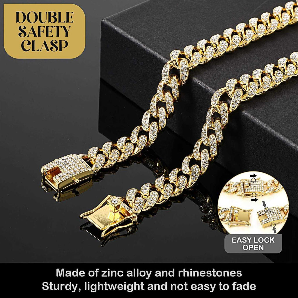 Dog Chain Collar with Secure Buckle Z91851
