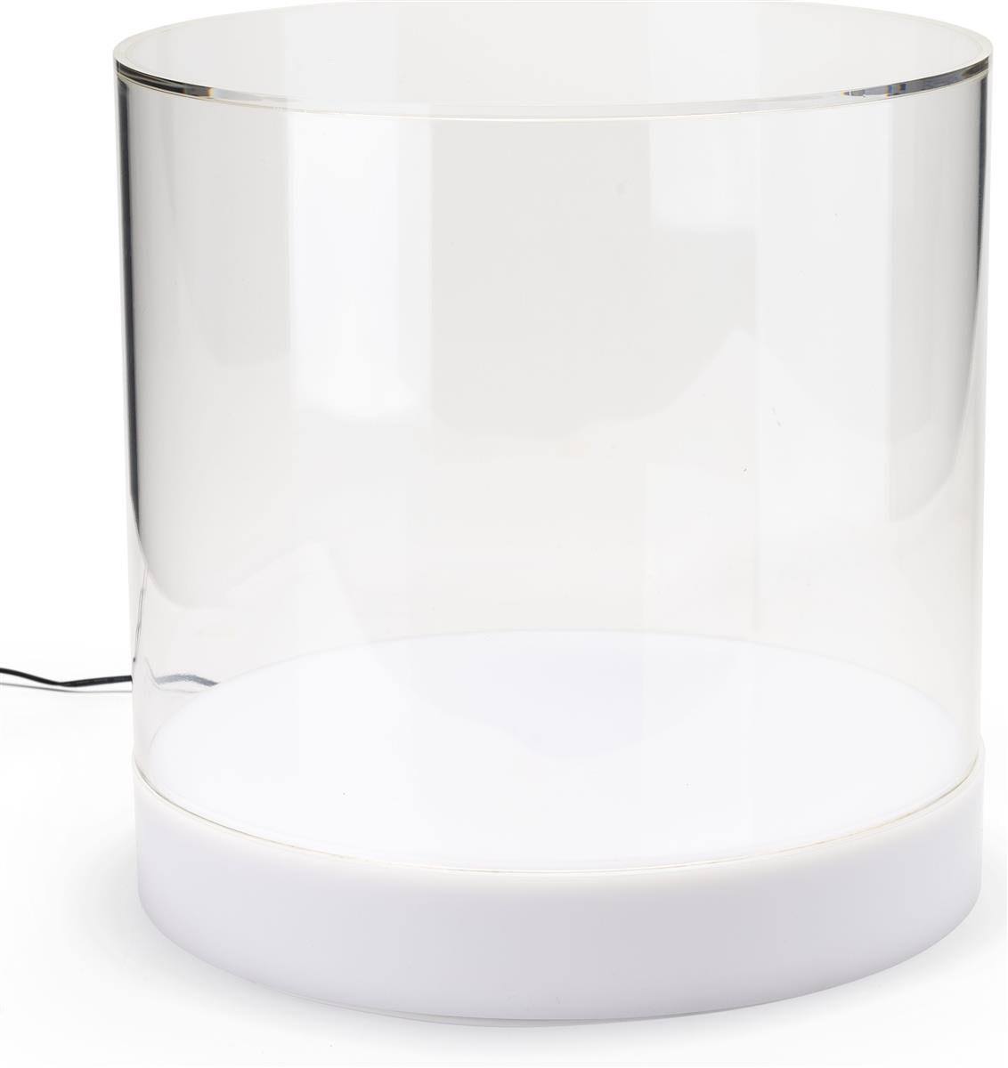 12 inch Round Illuminated Countertop Display Case A96503