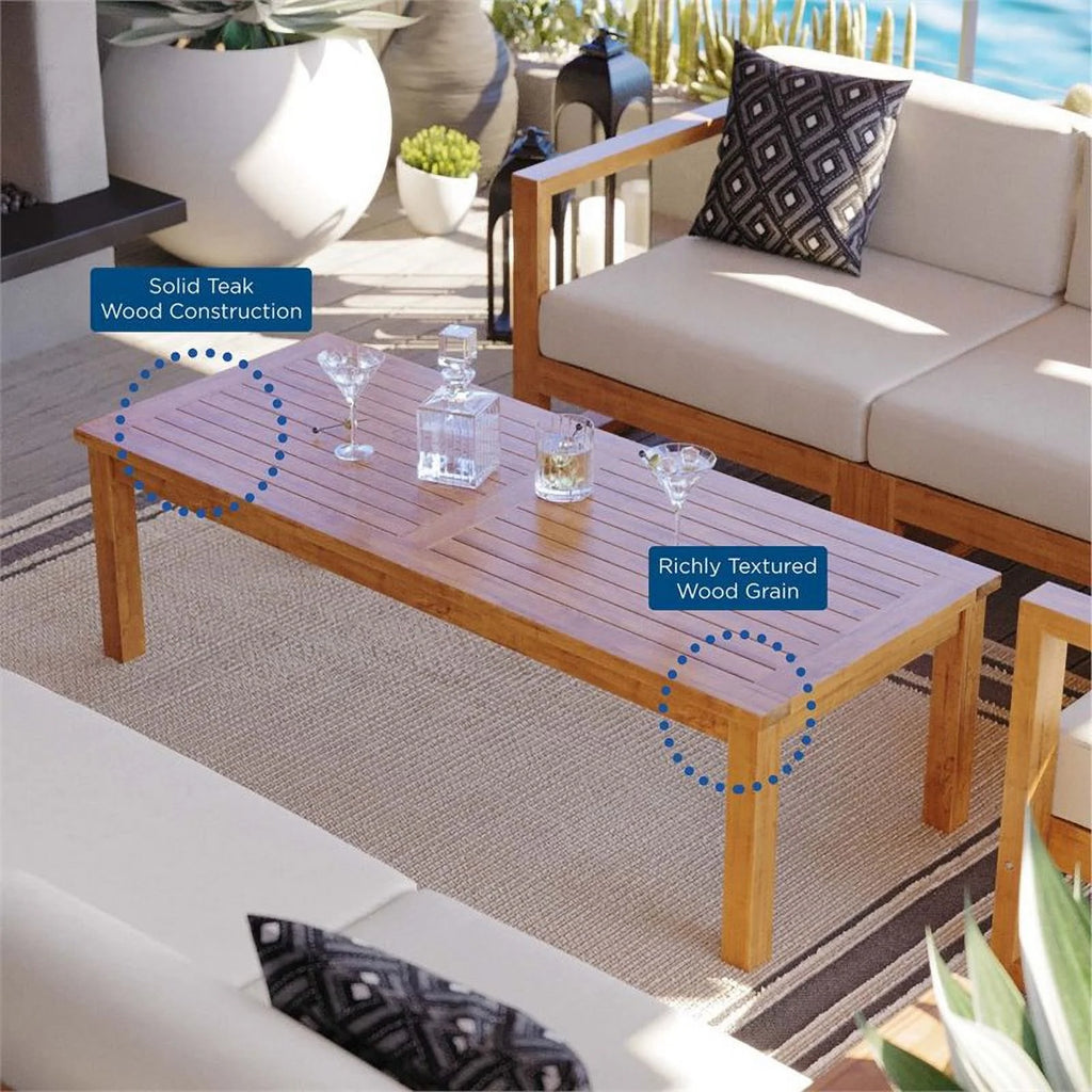 Teak Wood Patio Coffee Table C17270