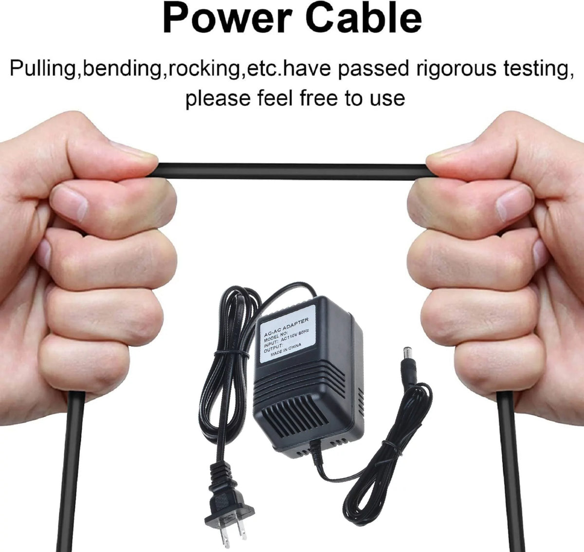 12VAC AC Adapter Replacement for Wired Dog Fence Transmitter Z44445
