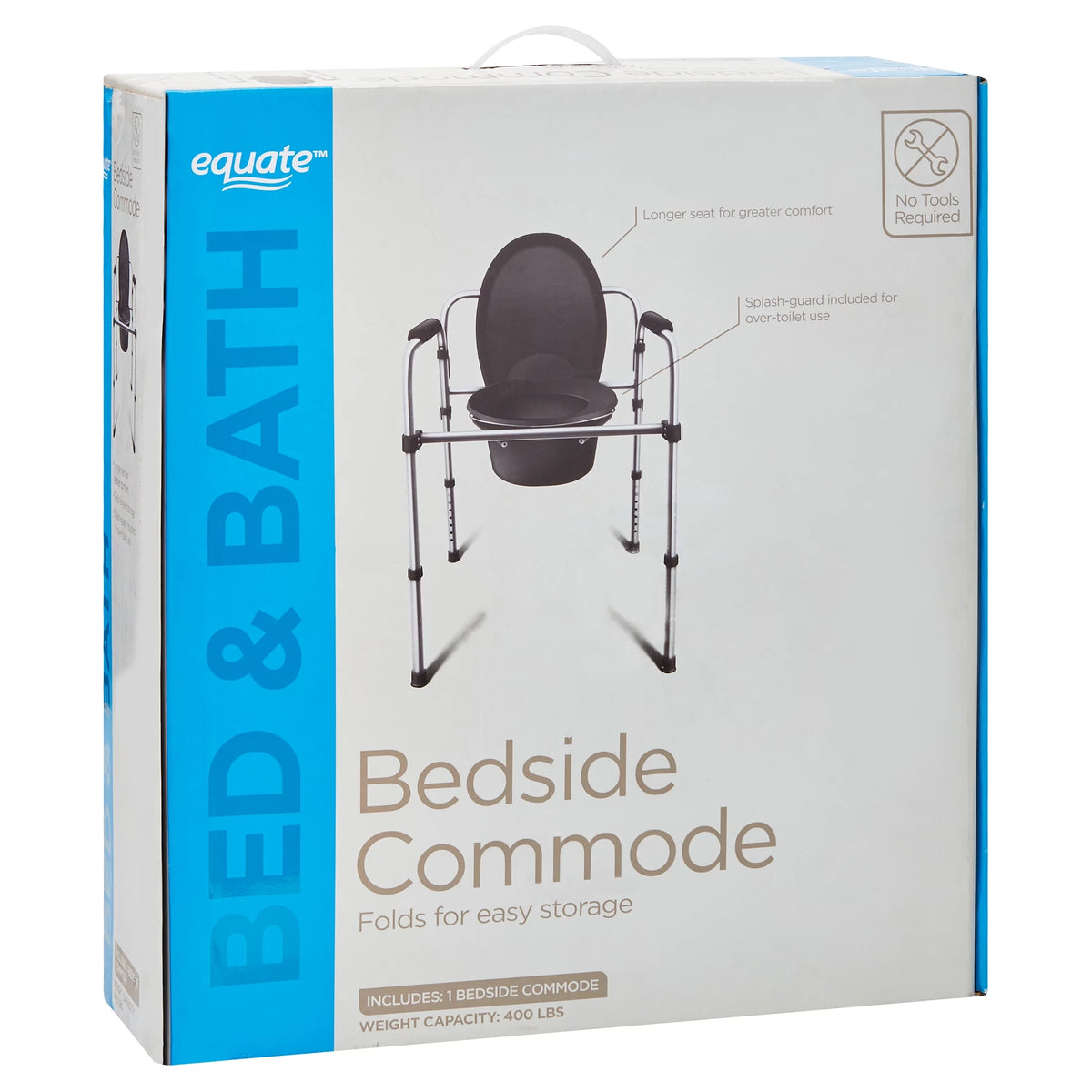 Steel Foldable Bedside Toilet Commode K4560