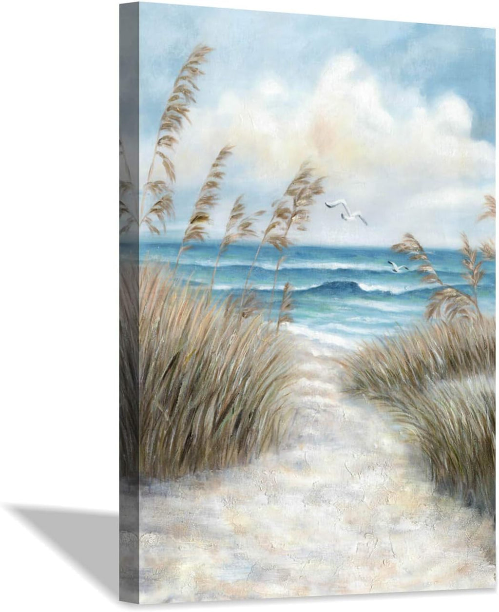 Seascape Canvas Abstract Wall Art Painting R600