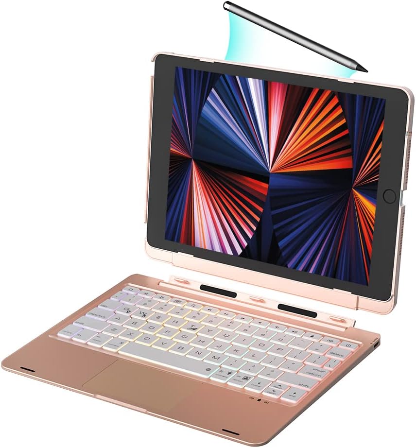 Magnetic iPad Keyboard Case with Touchpad Q1694