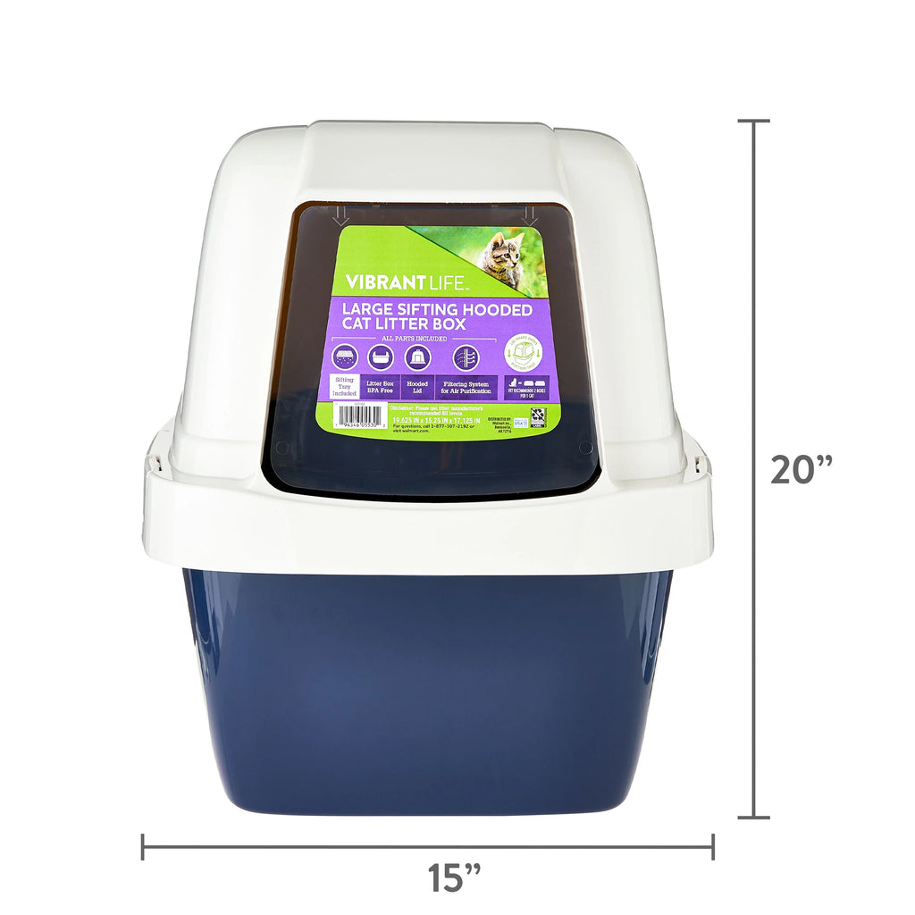 Large Sifting Enclosed Cat Litter Box R3415