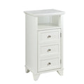1 Cubby Wooden Cabinet with Marble Top A60471