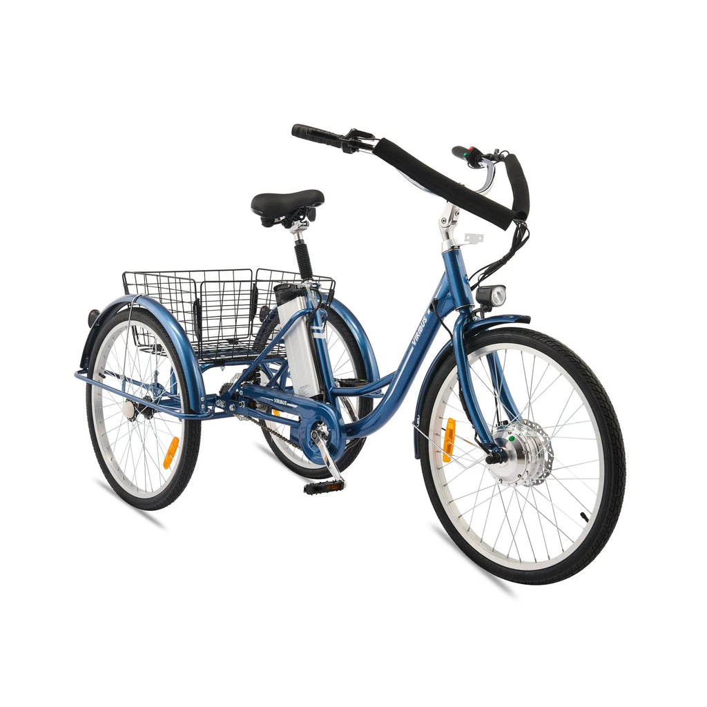 Electric Tricycle 350W with Basket 36V 10Ah Cream C15329