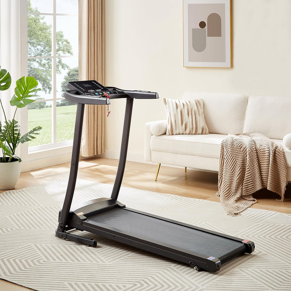 2.5 HP Folding Treadmill with 3-Speed Incline Adjustment S182454