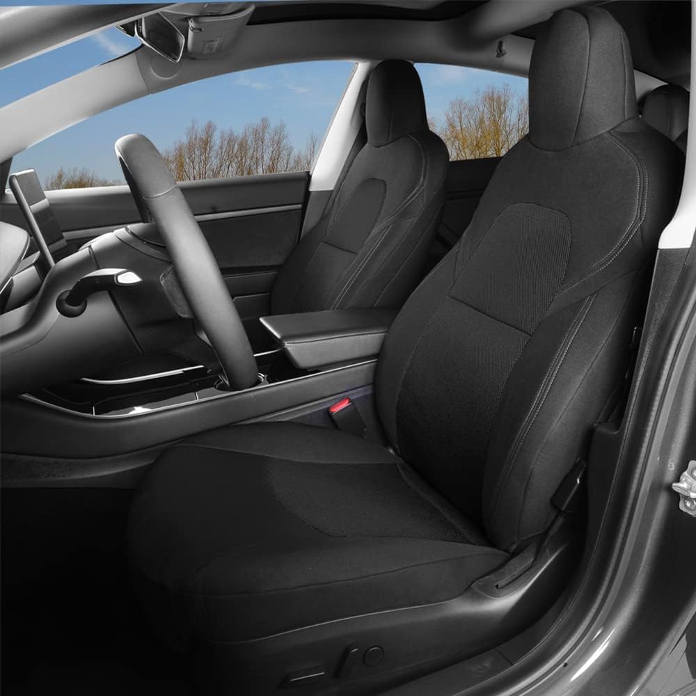 Car Seat Covers 2PCS Red and Black O763495