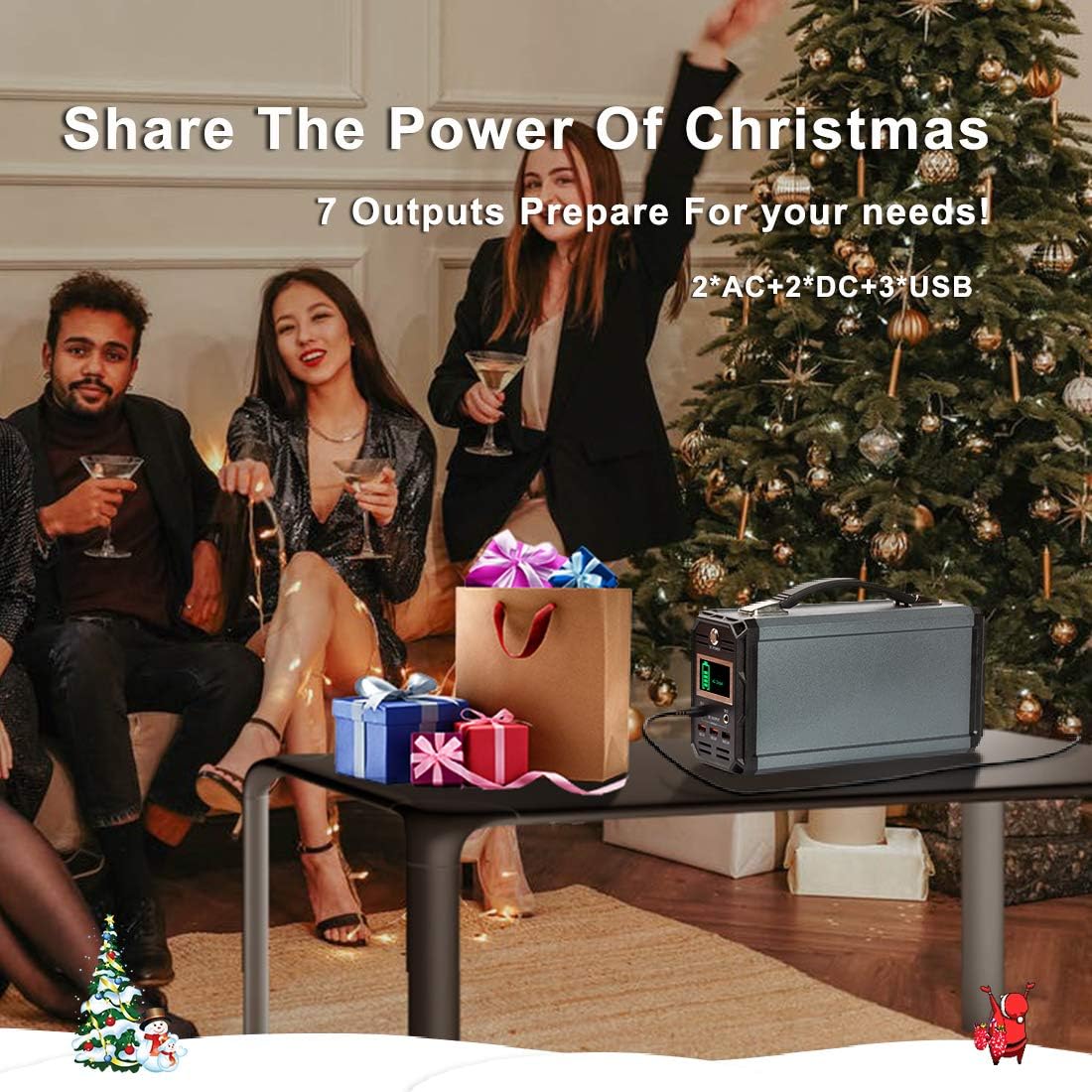 300W 60000mAh Portable Power Station P643227