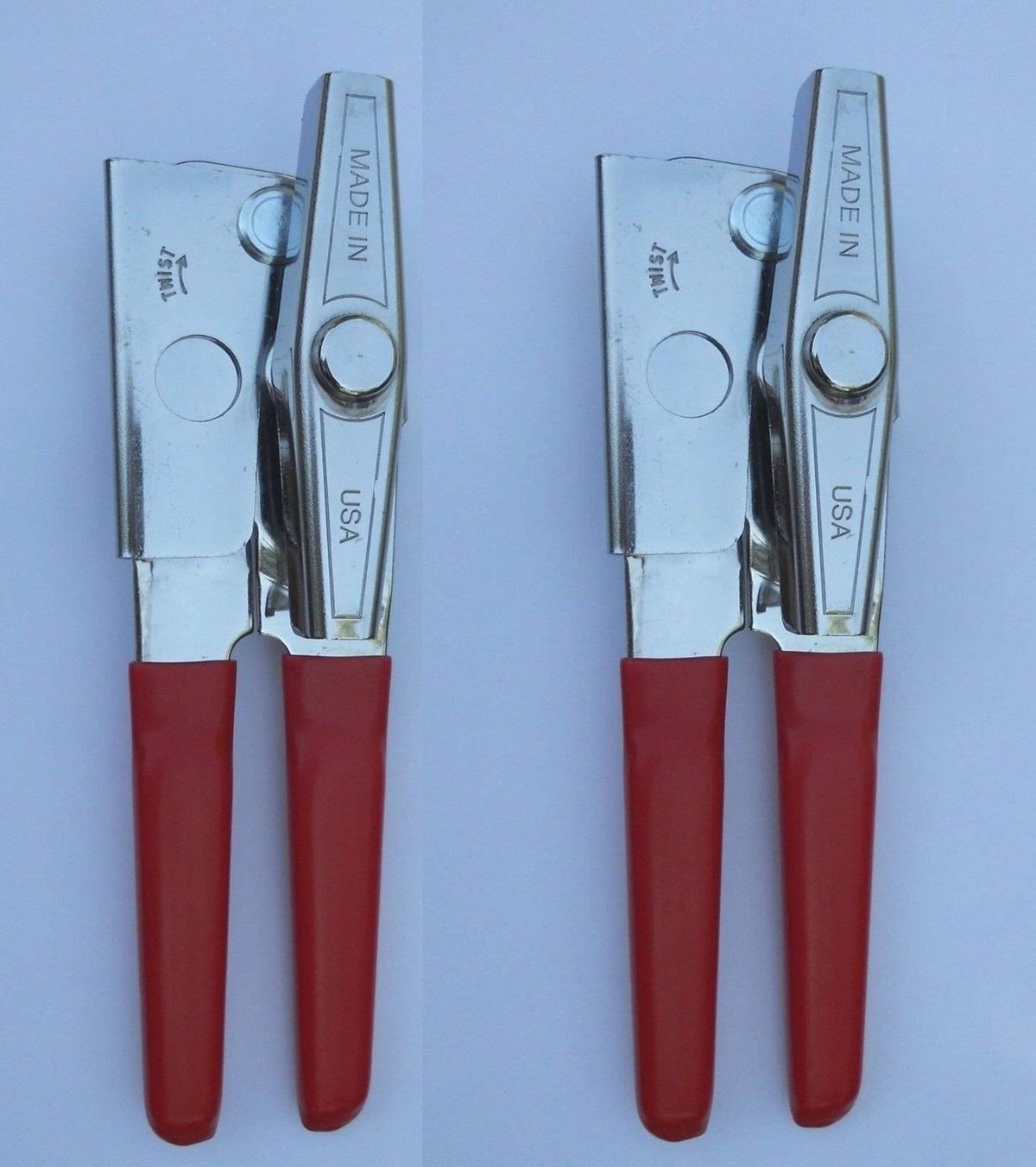 Red Can Opener with Grips X77061