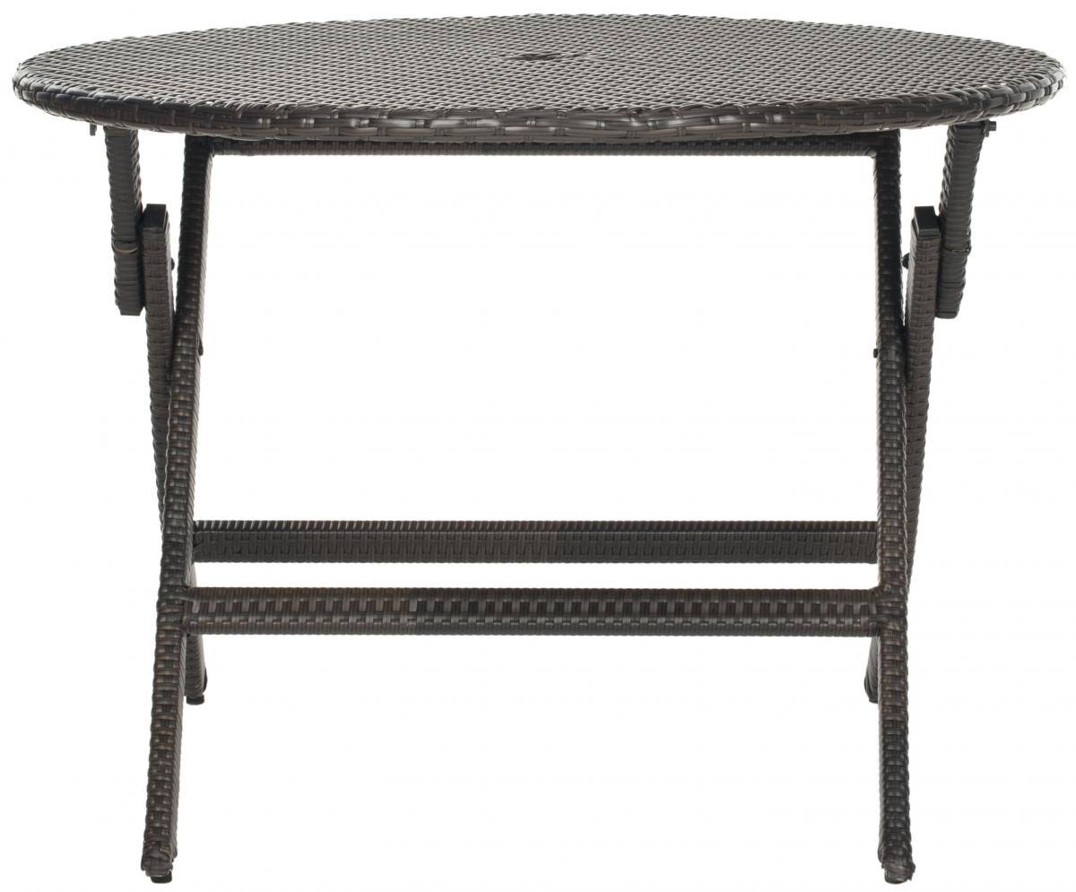 Brown Round Folding Picnic Table L75037