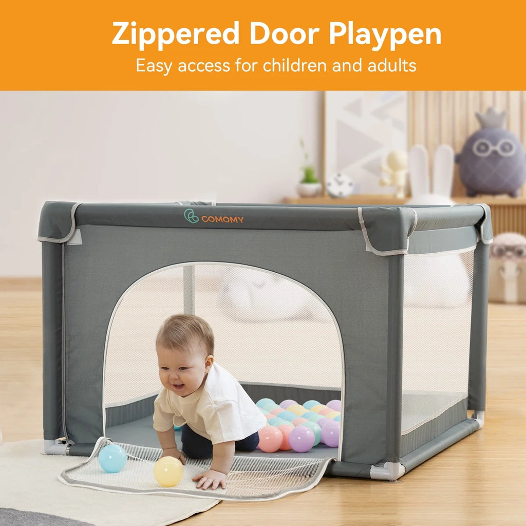 Portable Soft Mesh Baby Playpen H78396