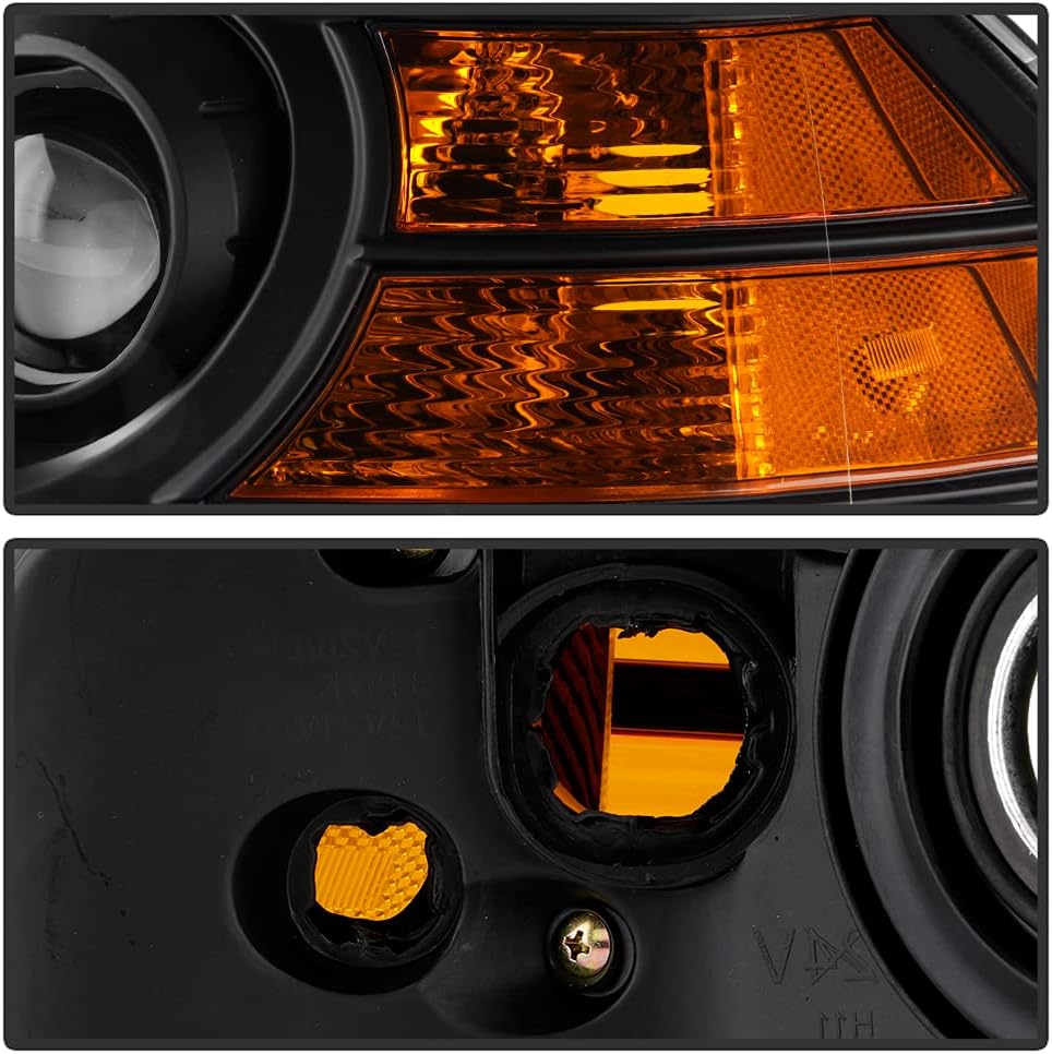 Black Headlights Headlamps A2009