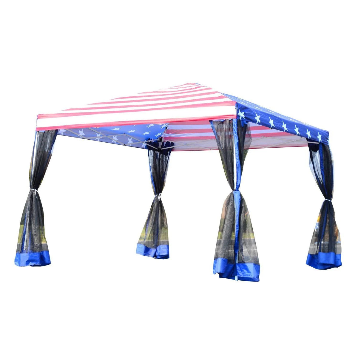 10 x 10 Pop-Up Canopy Tent with Mesh Walls B519801