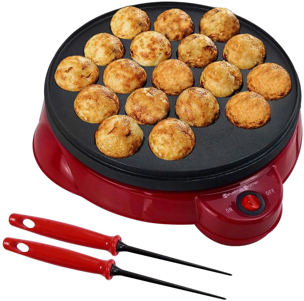 Electric Takoyaki Maker Portable Compact Easy Clean S951253