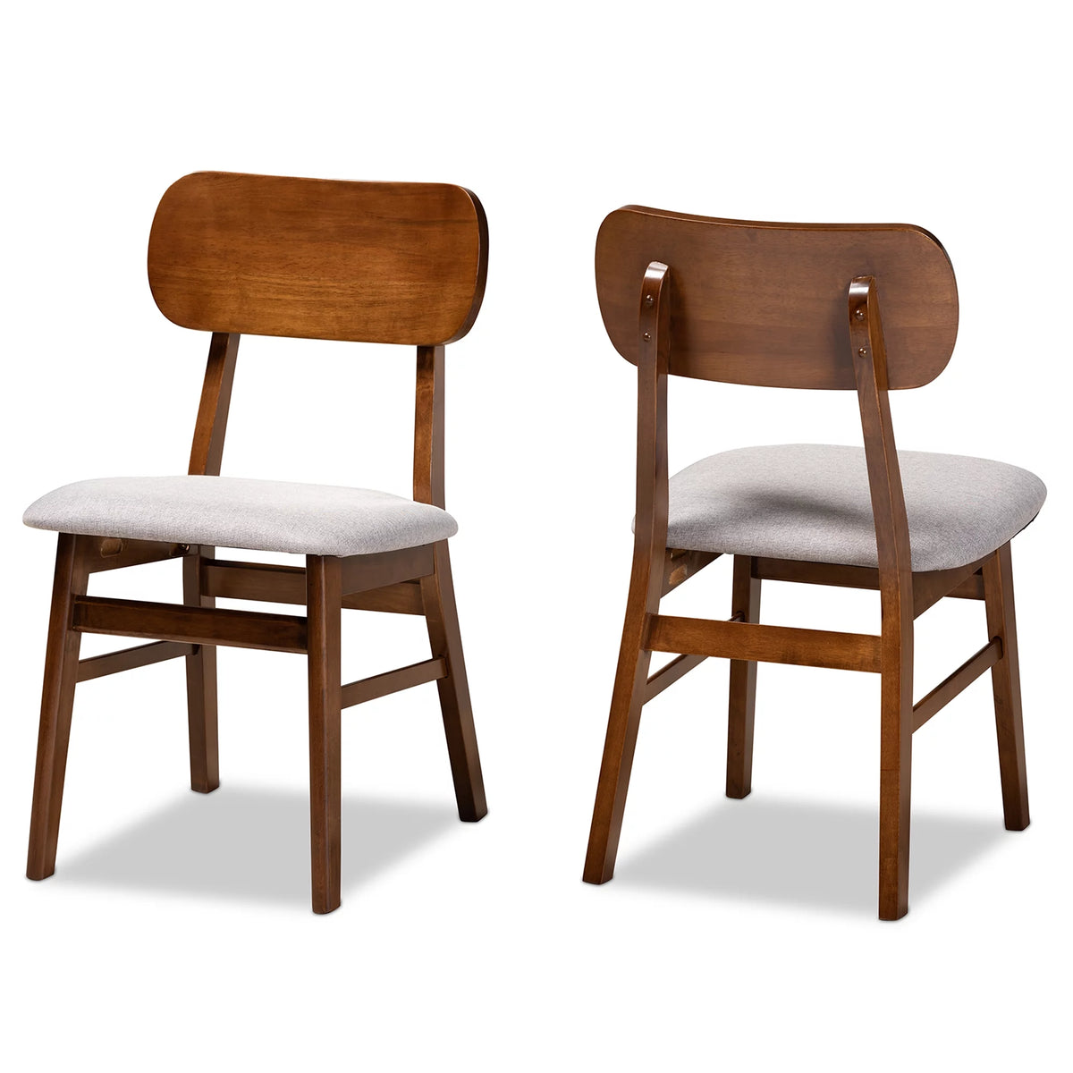 Grey Dining Chair Set of 2 L269
