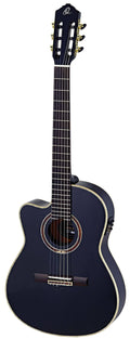 Black Thinline Acoustic Electric Nylon Guitar D531