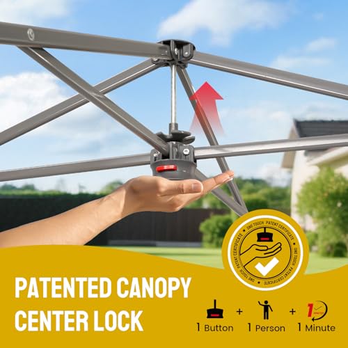 8x8 Pop Up Canopy Tent with Carry Bag Q8405